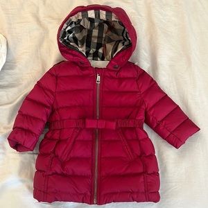Baby Burberry down jacket